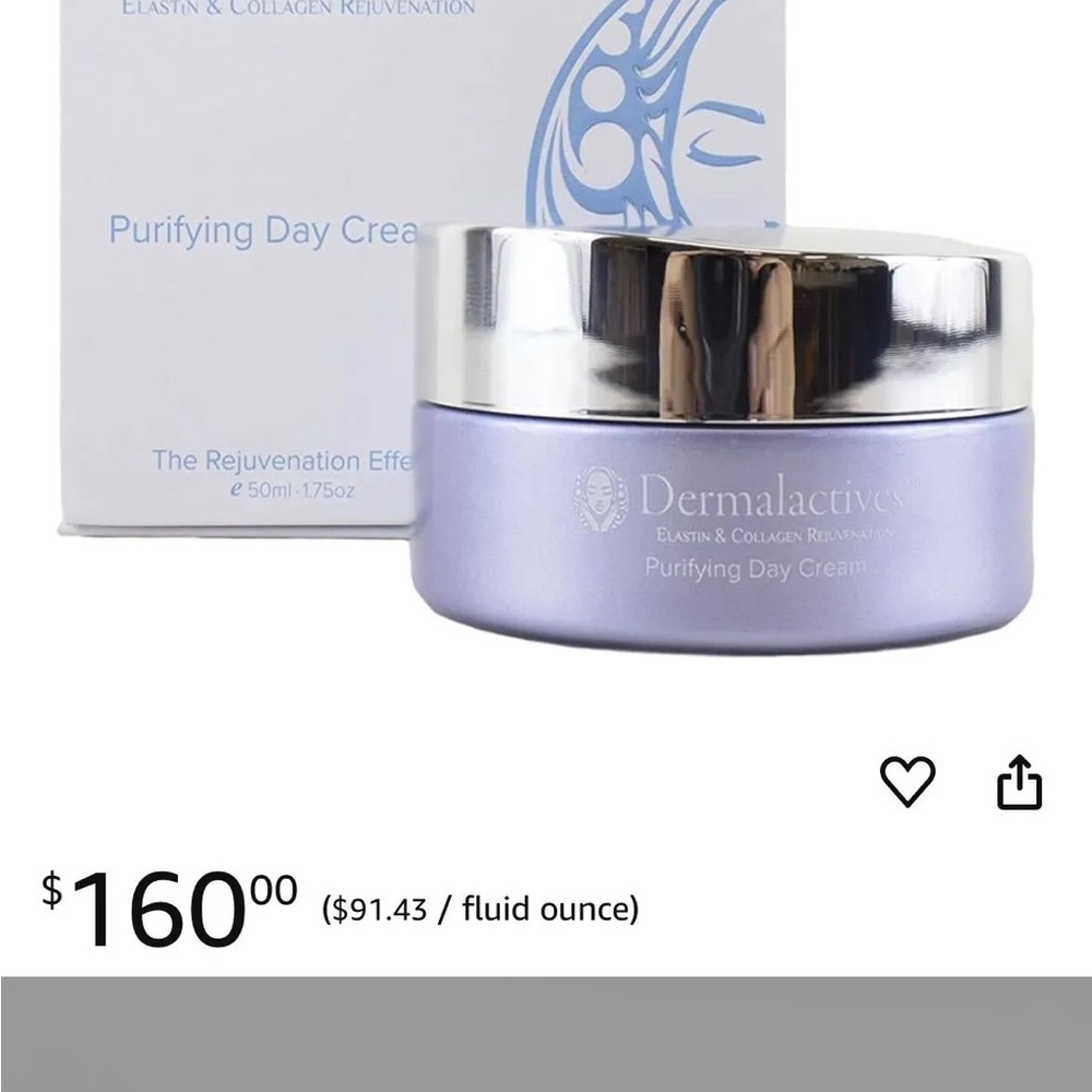 Dermalactives Purifying Day Cream - Silver and Lavender